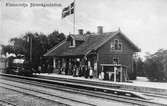 Järnvägsstation i Finnerödja.