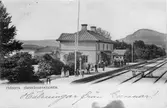 Järnvägsstation i Fränsta.