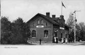 Järnvägsstationen i Grums.