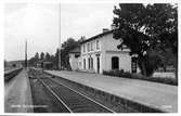 Järnvägsstationen i Grums.