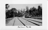 Valåsens järnvägsstation.