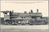 Ånglok Preußische Staatseisenbahnen S7 50.