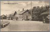 Björnlunda station sett från gatusidan.