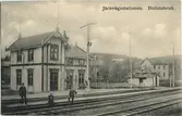 Bollstabruk järnvägsstation.