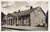 Järnvägsstationen i Johannishus.