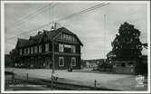 Järnvägsstationen i Mellansel.