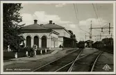 Järnvägsstationen i Motala.