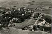 Västergötland - Göteborgs Järnväg, VGJ. Flygfoto över Olovstorp.