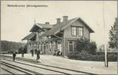 Järnvägsstationen i Skebokvarn. Statens Järnvägar, SJ.