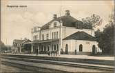 Järnvägsstationen i Skogstorp. Oxelösund - Flen - Västmanlands Järnväg, OFWJ.