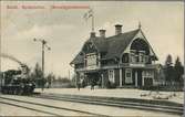 Småländska Rydaholm, järnvägsstationen.