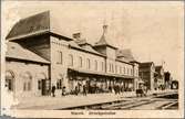 Järnvägsstationen i Storvik.