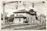 Järnvägsstationen i Strömtorp.