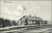 Sävast järnvägsstation.