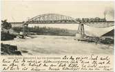 Järnvägsbron över Skellefteälven vid Kusfors på linjen mellan Bastuträsk och Jörn.