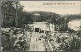 Järnvägsraset vid Aspen den 14 Juni 1913.