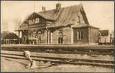 Frillesås, järnvägsstationen.