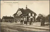 Järnvägsstationen, Färjestaden.