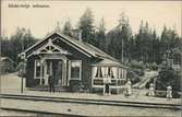 Gruppfoto vid Södertälje Uthamn station.