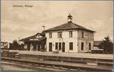 Veinge järnvägsstation.