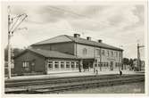 Järnvägsstationen Grängesberg.