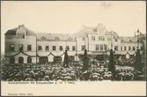 Centralstationen i Gävle vid kungabesöket 1905-07-13.