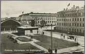 Köpmangatan och Drottningtorget i Göteborg.