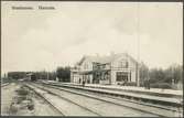 Järnvägsstationen i Harnäs.