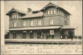Järnvägsstationen i Hasslarp.