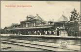 Järnvägsstationen i Hallsberg.