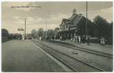 Hultsfreds järnvägsstation.