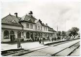 Hultsfreds järnvägsstation.