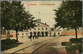 Högvakten i Karlskrona, kolorerat vykort.