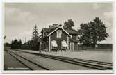 Järnvägsstationen i Kuddby.