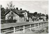 Järnvägsstationen i Kungsängen.