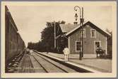 Järnvägsstationen i Lerbäck.