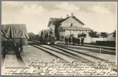 Järnvägsstationen i Lidköping.