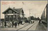 Järnvägsstationen i Lilla Edet.