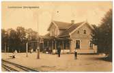 Järnvägsstationen i Lundsbrunn.