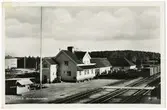 Lycksele, järnvägsstationen.