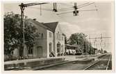 Järnvägsstationen i Långås.