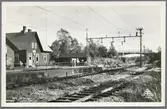 Ryr station sedd från spårsidan.