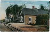 Järnvägsstationen i Uddebo.