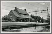 Vagnhärad järnvägsstation.