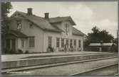 Järnvägsstationen i Vittsjö.