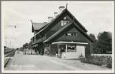 Vännäs järnvägsstationen.