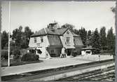 Järnvägsstationen i Ösmo.