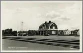 Järnvägsstationen i Österbymo.