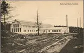 Ostkustbanan, OKB. Motorfabriken i Ljusne, Gävleborgs län, någon gång mellan år 1913 och 1919.