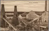 Vy över fabriksområde.